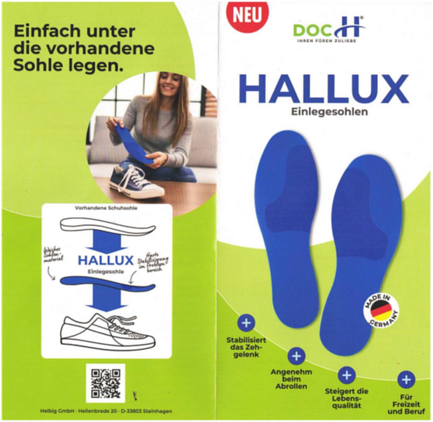 Hans-Peter Mielke – Vertrieb von Hallux Einlegesohlen